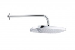 Kielle - Vega Hlavová sprcha 290, 1 prúd, sprchové rameno 35 cm, chróm/biela (20118SE0)
