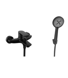 Kielle - Vega Vaňová batéria s príslušenstvom EcoSpare, matná čierna (10318SN24)