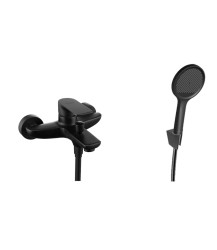 Kielle - Vega Vaňová batéria s príslušenstvom EcoSpare, matná čierna (10318SN44)