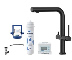 Kielle - Wimeo Drezová batéria vrátane filtrácie, matná čierna (10525SFI174)