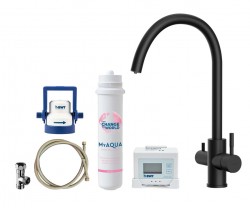 Kielle - Wimeo Drezová batéria vrátane filtrácie, matná čierna (10525SFI34)