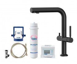 Kielle - Wimeo Drezová batéria vrátane filtrácie, matná čierna (10525SFI84)