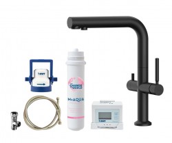 Kielle - Wimeo Drezová batéria vrátane filtrácie, matná čierna (10525SFI94)