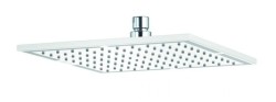 KLUDI - A-Qa Horná sprcha, 25x25 cm, biela/chróm (6442591-00)