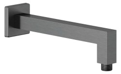 KLUDI - A-Qa Sprchové rameno, 25 cm, brúsený Gunmetal (66543N2-00)