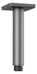 KLUDI - A-Qa Sprchové rameno stropné, 15 cm, brúsený Gunmetal (66535N2-00)