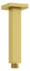 KLUDI - A-Qa Sprchové rameno stropné, 15 cm, kefované zlato (66545N0-00)