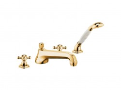 KLUDI - Adlon Vaňová batéria 4-otvorová, zlatá (515254520)