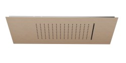 KLUDI - Asana Hlavová sprcha, 60x30 cm, 2 prúdy, kefovaný bronz (69450N1-00)