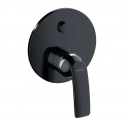 KLUDI - Balance Batéria pod omietku na 2 spotrebiče, matná čierna/chróm (527598775)