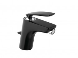 KLUDI - Balance Bidetová batéria s výpusťou, čierna mat (522168775)