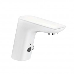 KLUDI - Balance Elektronická umývadlová batéria, biela/chróm (5210091)