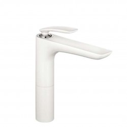 KLUDI - Balance Páková umývadlová batéria, biela/chróm (522969175)