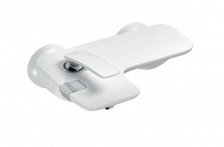 KLUDI - Balance Páková vaňová batéria, biela/chróm (524459175)