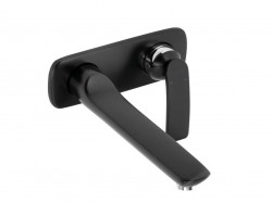 KLUDI - Balance Umývadlová batéria pod omietku, 2-otvorová inštalácia, čierna mat (522478775)