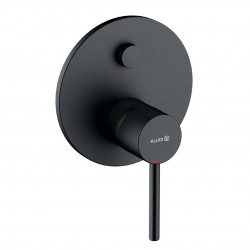 KLUDI - Bozz Batéria pod omietku na 2 spotrebiče, matná čierna (387593976)