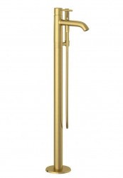 KLUDI - Bozz Vaňová batéria do podlahy, kefované zlato (38590N076)