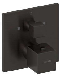 KLUDI - Decus Termostatická batéria pod omietku, na 2 spotrebiče, brúsený Gunmetal (54810N275)