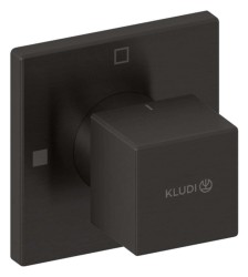 KLUDI - Decus Ventil pod omietku, na 2 spotrebiče, brúsený Gunmetal (54847N275)