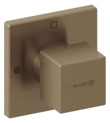 KLUDI - Decus Ventil pod omietku, na 2 spotrebiče, kefovaný bronz (54847N175)