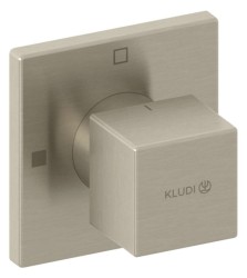 KLUDI - Decus Ventil pod omietku, na 2 spotrebiče, kefovaný nikel (54847N575)