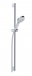KLUDI - Dive Set sprchovej hlavice, tyče a hadice, 3 prúdy, chróm (6893005-00)