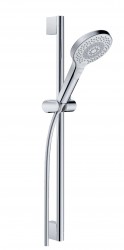 KLUDI - Dive Set sprchovej hlavice, tyče a hadice, 3 prúdy, chróm (6963005-00)