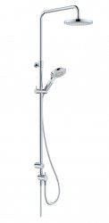 KLUDI - Dive Sprchový set bez batérie, priemer 20 cm, 3 prúdy, chróm (6908005-00)