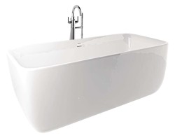 KLUDI - Elin Voľne stojaca vaňa, 180x80 cm, lesklá biela (52BF0343)