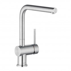 KLUDI - L Steel Drezová batéria, kefovaná nerezová (45803F877)