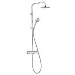 KLUDI - Logo Sprchový set Dual Shower System s termostatom, 20 cm, chróm (6809205-00)