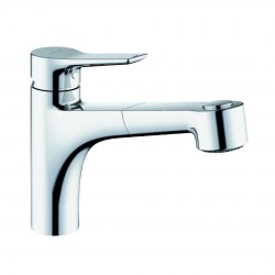 KLUDI - Mix Drezová batéria s výsuvnou spŕškou, chróm (329410575)