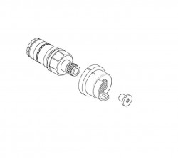 KLUDI - Náhradní díly Termostatická regulačná jednotka TE-1 FIX G1 (7492600-00)