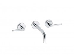 KLUDI - Nova Fonte Umývadlová batéria pod omietku, 3-otvorová inštalácia, chróm (201440515)