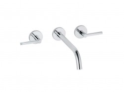 KLUDI - Nova Fonte Umývadlová batéria pod omietku, 3-otvorová inštalácia, chróm (201460515)