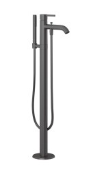 KLUDI - Nova Fonte Vaňová batéria do podlahy, s príslušenstvom, brúsený Gunmetal (38590N215)