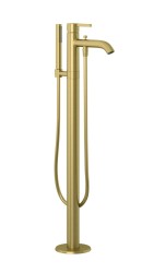 KLUDI - Nova Fonte Vaňová batéria do podlahy, s príslušenstvom, kefované zlato (38590N015)