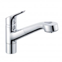 KLUDI - Objekta Drezová batéria s výsuvnou spŕškou, chróm (325810575)