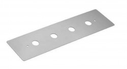 KLUDI - Příslušenství Pohľadová doska na 4-otvorovú vaňovú batériu, mosadz (1602145)