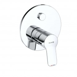 KLUDI - Pure&Easy Batéria pod omietku na 2 spotrebiče, chróm (377590565)