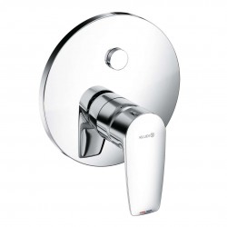 KLUDI - Pure&Solid Batéria pod omietku pre 2 spotrebiče, chróm (346590575)