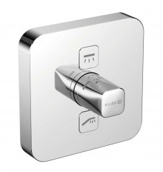 KLUDI - Push Batéria pod omietku pre 2 spotrebiče, chróm (387110538)