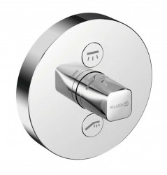 KLUDI - Push Batéria pod omietku pre 2 spotrebiče, chróm (387120538)