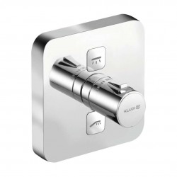 KLUDI - Push Termostatická batéria pod omietku na 2 spotrebiče, chróm (389110538)