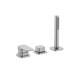 KLUDI - Renon Batéria na okraj vane, 3-otvorová inštalácia, chróm (424470575)