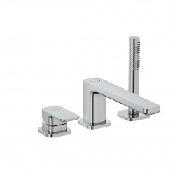 KLUDI - Renon Batéria na okraj vane, 3-otvorová inštalácia, chróm (424480575)