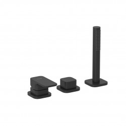 KLUDI - Renon Batéria na okraj vane, 3-otvorová inštalácia, matná čierna (424473975)