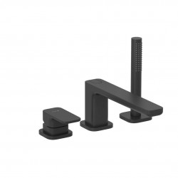 KLUDI - Renon Batéria na okraj vane, 3-otvorová inštalácia, matná čierna (424483975)