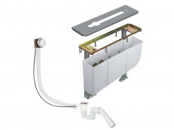 KLUDI - Rotexa Súprava odtokovej súpravy a telesa na okraj vane, na 3-otvorovú batériu (7880205-00)