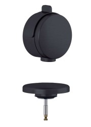 KLUDI - Rotexa Vrchná súprava k vaňovej odtokovej a prepadovej súprave s napúšťaním, matná čierna (7182639-00)